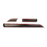 Carbon Fiber/Brushed Steel Interior Center Console Dashboard Cover Trim for 2014-2021 Tundra