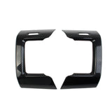 Carbon Fiber Dashboard sides Air Vent Outlet Trim Cover For Nissan Pathfinder