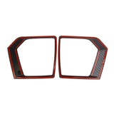 Carbon fiber Front Bumper Fog Light Lamp Trims Cover For Hyundai Santa Cruz