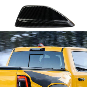 Carbon Fiber Roof Antenna Shark fin Shape Cover Trim For 2019-2023 Dodge Ram