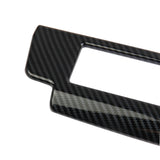 Carbon Fiber Center Console Button USB Panel Cover Trim For Nissan Frontier