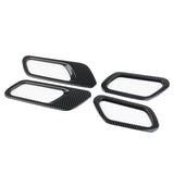 Carbon Fiber Interior Door Handle bowl Panel Cover Trim For Nissan Pathfinder