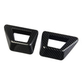 Carbon Fiber trunk Tail Gate Licence Light Cover Trim for Hyundai Santa Cruz