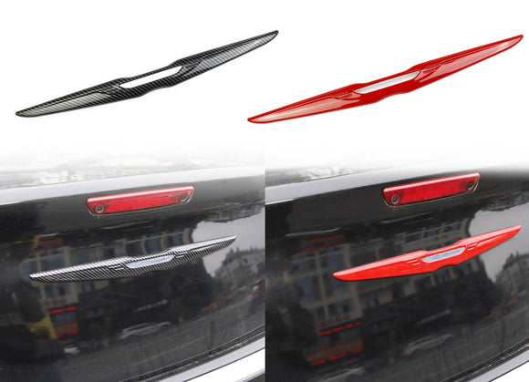 Carbon fiber/Red Rear car logo decorative Cover Tirm For 2015-2021 Chrysler 300