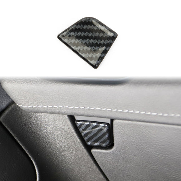 Carbon fiber glove box handle switch cover trim for Corvette C7 2014-2019