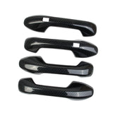 4PCS Carbon Fiber Side Door Handles Trims Cover for Hyundai Palisade 2020-2023