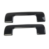 Carbon Fiber Roof Grab Handle Cover Trims Fit for Chevrolet Tahoe 2021-2022