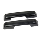 Carbon Fiber Rear Side Door Handles Trim Cover for Ford F150 2021+