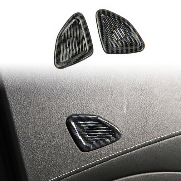 Carbon Fiber Door A/C Vent Panel cover trims for Chevrolet Corvette C7 2014-2019
