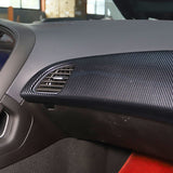 Carbon Fiber Dashboard Panel Decor Cover for Chevrolet Corvette C7 2014-2019