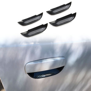 Crosselec 4pcs Door Handles Bowl Cover Trim Decals Bezel for Dodge Charger 2011+