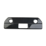 Carbon Fiber Car Rear Trunk Door Handle Cover Trim Fit For Chevrolet Silverado