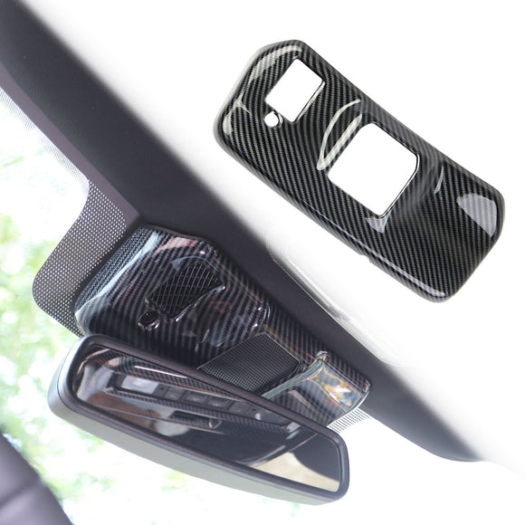 Carbon Fiber Inner rearview mirror bracket panel cover trim for Ford F150 2021+