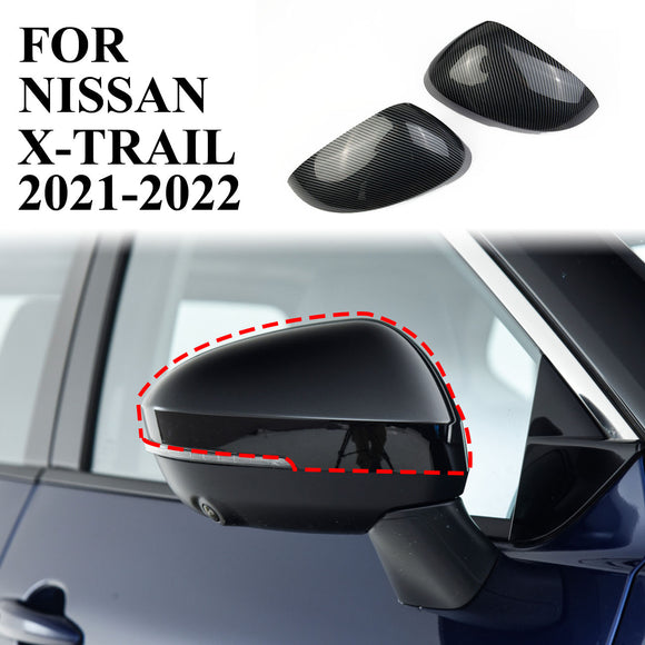 Fit for Nissan Rogue 2021-2022 Carbon Fiber Rear View Mirror Protective Cover