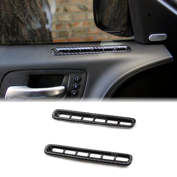 Crosselec Door A/c Vent Panel Air Carbon Fiber Accessories For Dodge Charger 2011+