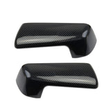 Carbon Fiber Side Rearview Mirror Guard Cover Trim Fit For Chevrolet Silverado