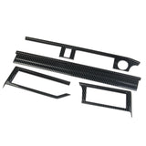 Carbon fiber inner control dashboard Cover trims kit For Mitsubishi Outlander