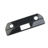 Carbon Fiber Car Rear Trunk Door Handle Cover Trim Fit For Chevrolet Silverado