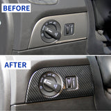 Headlight Switch Button Panel Sticker Trim Cover for Dodge Durango 2011-2020