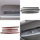 Carbon Fiber 4-Door Panel Decor Trim Cover for Dodge Durango 2011-2022