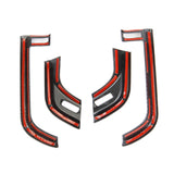 Carbon Fiber Dashboard Side Air Vent Outlet trims For Jeep Grand Cherokee/L