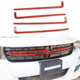 Carbon Fiber/Red Front Bumper Grill Grille Mesh Cover Frame For Charger 2015-2021