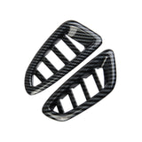 2PCS Carbon Fiber Dashboard Air Vent Outlet Cover trims Fit For Honda HR-V 2023