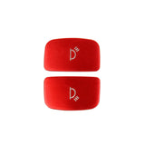 Aluminium Red Rear Reading Light Button Cover Trim for 2019-23 Hyundai Palisade