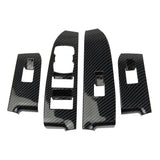 Carbon Fiber Door Window Lift Switch Panel trims cover For FORD Maverick 2022+