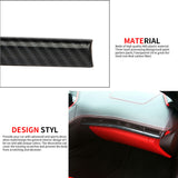 Carbon fiber inner control dashboard Cover trims For Chevrolet Corvette C8 2020+