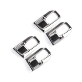 Chrome Interior Door Handle Bowl Cover Trim fit for 2014-2018 Dodge RAM1500