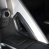 Carbon Fiber Co-pilot center Grab Handle Cover Trim For Corvette C7 2014-2019