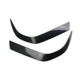 Carbon Fiber Front Bumper headlight protector trims For Mitsubishi Outlander