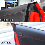 Carbon Fiber Door A/C Vent Panel Trim Cover Fit For Chevrolet Corvette C8