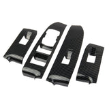 Carbon Fiber Door Window Lift Switch Panel trims cover For FORD Maverick 2022+