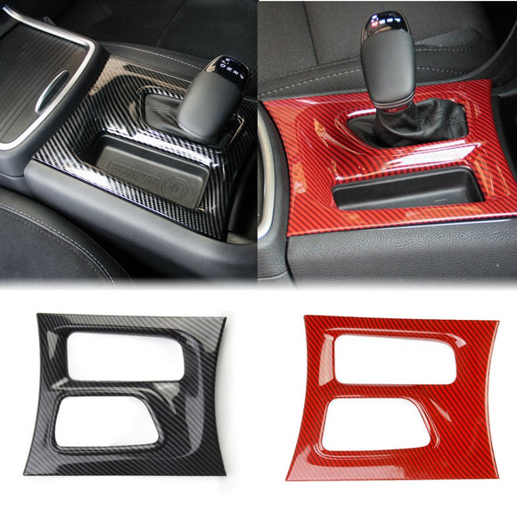 Crosselec Carbon Fiber Central Control Gear Shift Panel Trim Fit For Dodge Charger 2015+