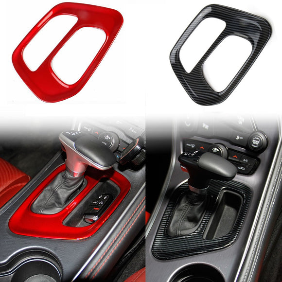 Central Control Gear Shift Panel Trim Fit  For Dodge challenger 2015-2020