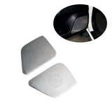 2PCS Silver matte/Black mirror stainless steel Protective speaker Cover trims for 2015-2020 TOYOTA Tacoma