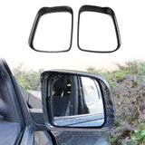 Carbon Fiber Side Door Mirror Visor Molding Trim For Dodge Durango 2011-2022