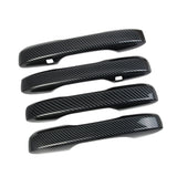 Carbon Fiber Side 4 Door Handles Trims Cover Fit For Honda HR-V 2023