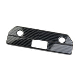 Carbon Fiber Car Rear Trunk Door Handle Cover Trim Fit For Chevrolet Silverado