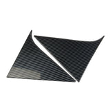 2PCS Carbon Fiber Outlook Rear Window Triangle Cover trims Fit For Honda HR-V