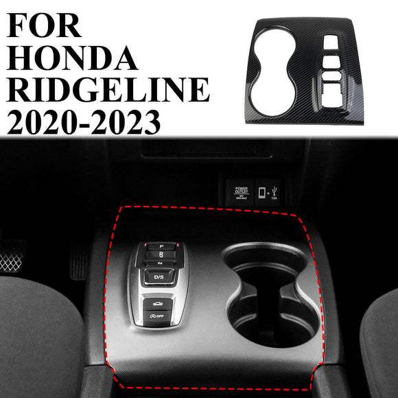 Carbon Fiber Central Control Gear Shift Panel trim Cover for Honda Ridgeline