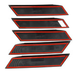 Carbon Fiber 4-Door Panel Decor Trim Cover fit for Toyota Tundra 2022+