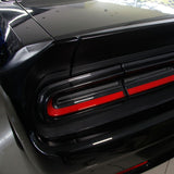 Carbon Fiber Grain Taillight Cover Trim for Dodge Challenger 2015-2020