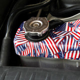 Black matte/American flag pattern CNC Radiator Cap Cover Trim For Challenger Charger Chrysler 300 2011-2021