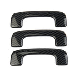 Carbon Fiber Roof Grab Handle Cover Trims Fit For FORD Maverick 2022+