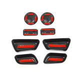 Carbon Fiber Front Seat adjustment button cover trims For Toyota Tundra 2022+