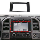 Chrome navigation screen panel cover trim for Ford F150 2015-2019