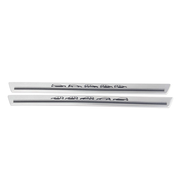 Stainless Steel Door Sill Protector Scuff Plate Trim For Jeep Grand Cherokee